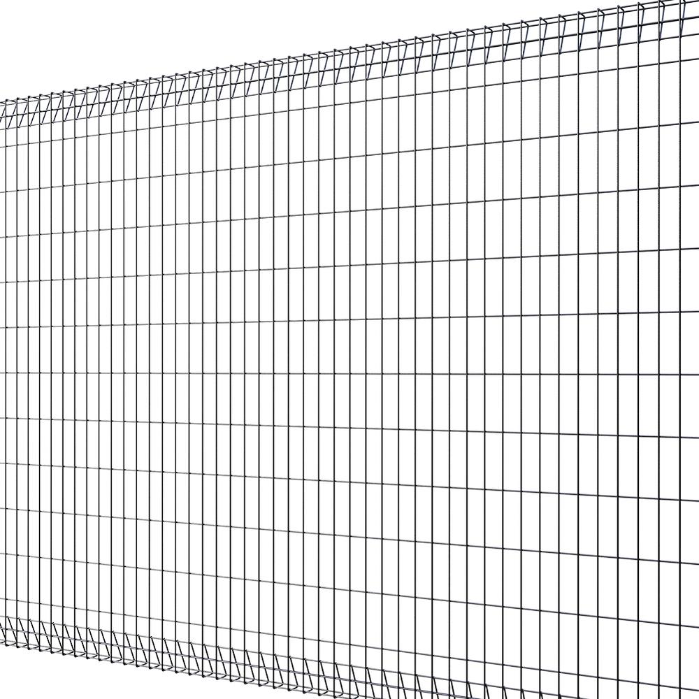 Black PPC Roll Top Panel 1500 x 3000mmFencing Panels