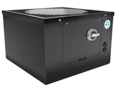 TFC 560 S Sileo Black. 3-phase centrifugal fan with potentiometer. 13,600m³/h