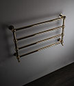 Gold Ball Jointed Multi Rail Towel Warmer (10GD)