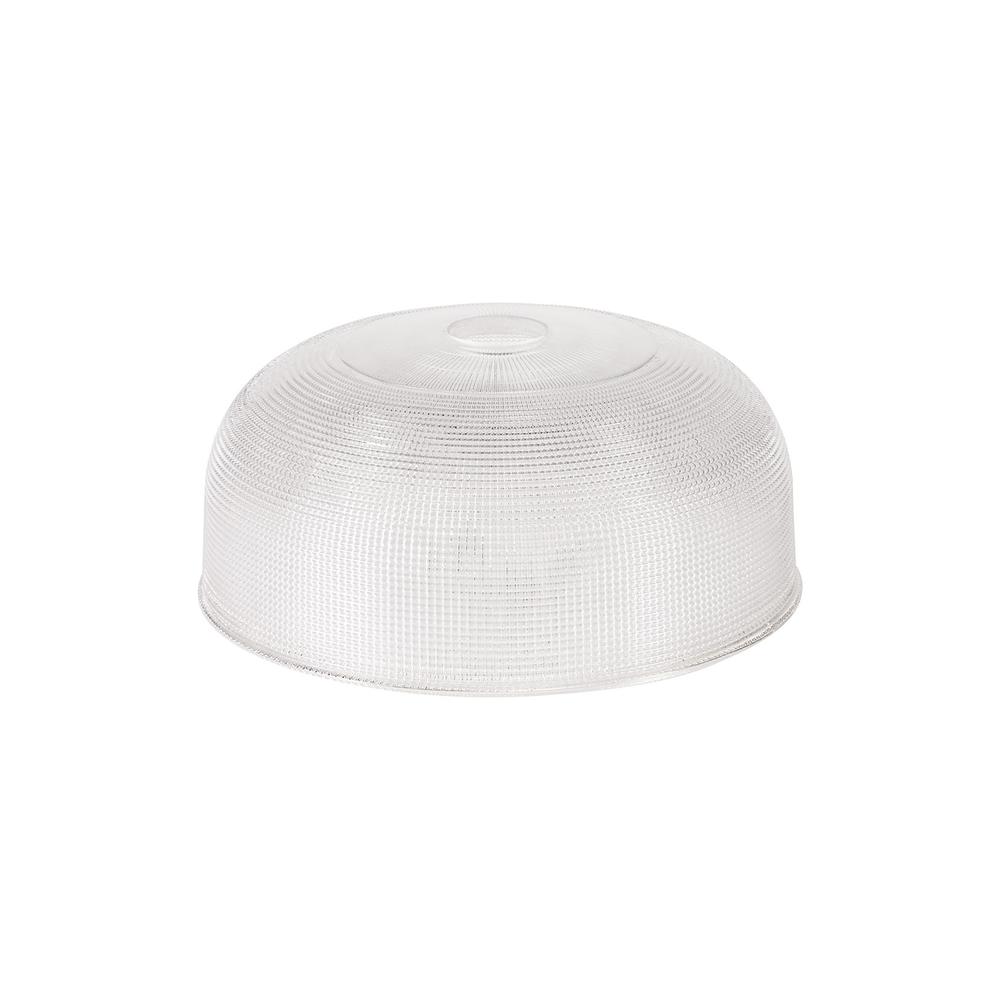 Luxuria Serena Round 26.5cm Prismatic Effect Clear Glass (B) Lampshade