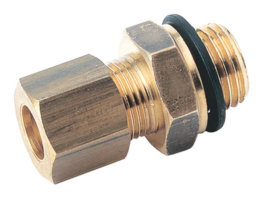 AIGNEP Straight Adaptor &#45; BSPP Male with O Ring