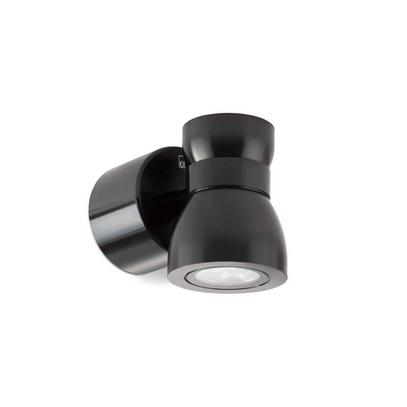 Collingwood Mains 230V High Output LED Wall Light Black 4000K