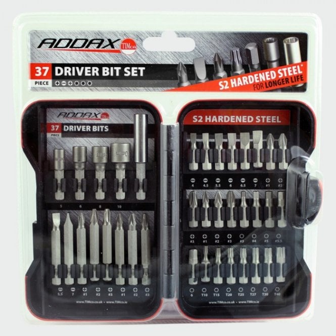 ASSORTMENTS Driver Bit S2 Steel - 37pc Set