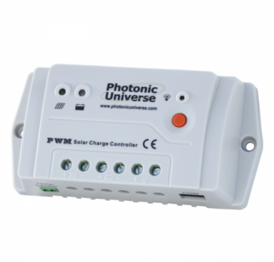 10a solar panel charge controller / regulator 12 / 24v for camper / caravan / boat