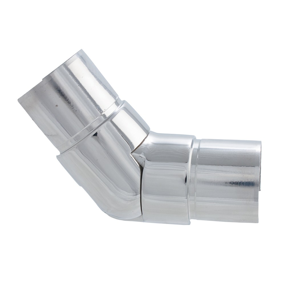 Adjustable Connector - Upwards For Split Tube 48.3mm Fix - Mirror