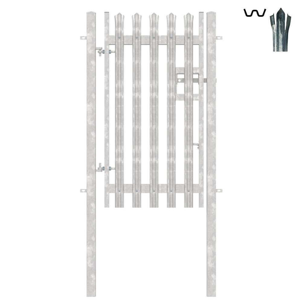 Single Leaf Concrete-In Gate 1.8m x 1mGalvanised c/w Posts & Fittings
