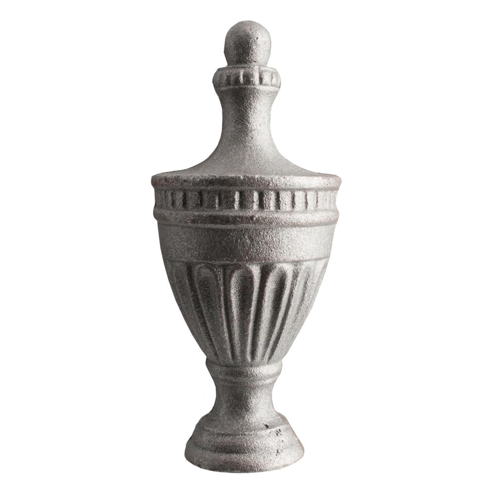 Cast Iron Urn - Height 220 x Length 95mm58mm Round Base