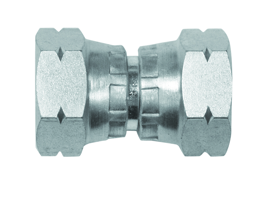 BURNETT & HILLMAN Equal Swivel Female &#45; Metric x Metric