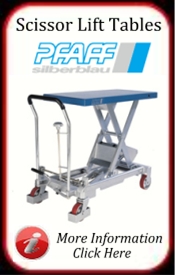 Scissor Lift Tables For Production Lines