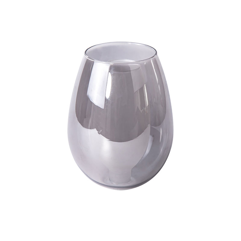 Luxuria Apex 120x160mm Wine Glass (D) Smoke Plated With Inner Frosted Glass Shade