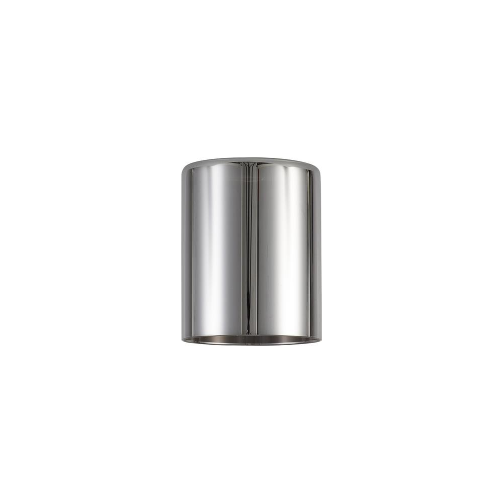 Luxuria Apex 120x150mm Medium Cylinder (A) Chrome Glass Shade