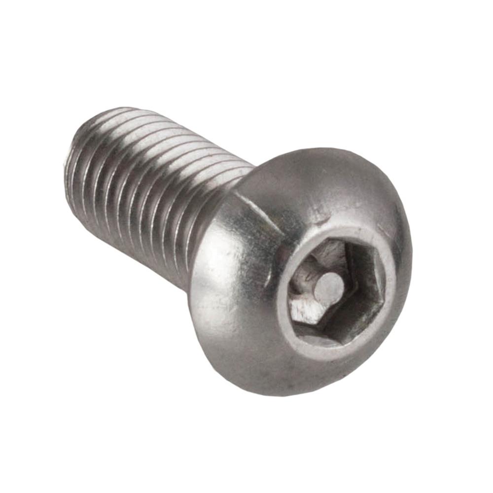 Pin Hex M8x50mm Button Head Security Screw 304 Stainless Steel - Self drilling