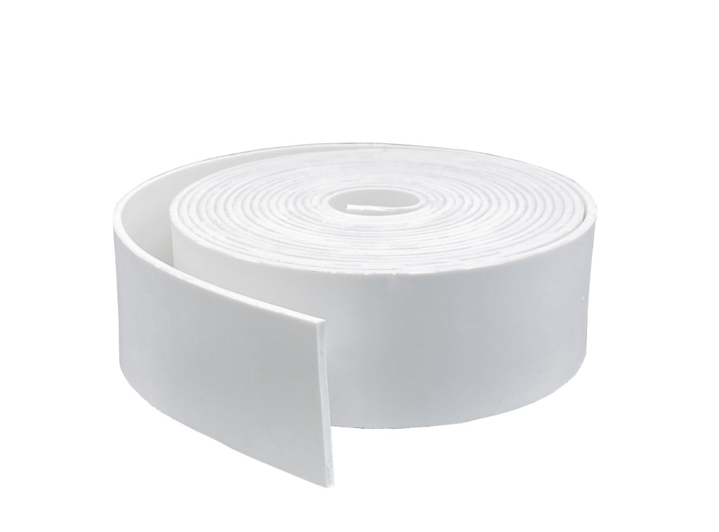 Solid Silicone Rubber Strip 50mm x 3mm x 5m
