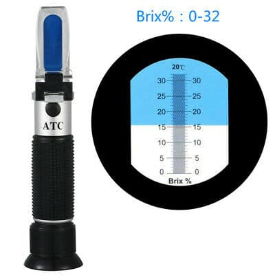Refractometer BRIX 0-32pct ATC Sugar Content Test