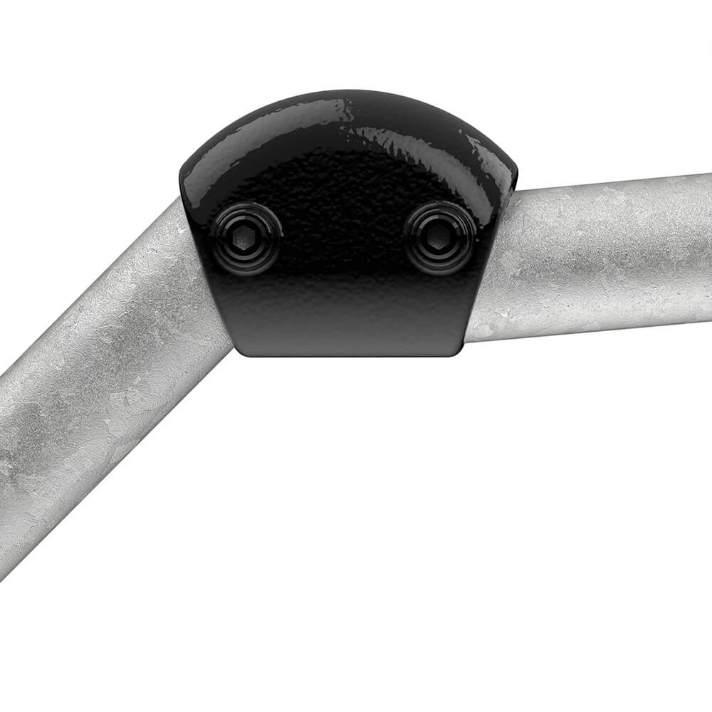 15-60 Degree Elbow For 48.3mm Tube - Black Powder Coated