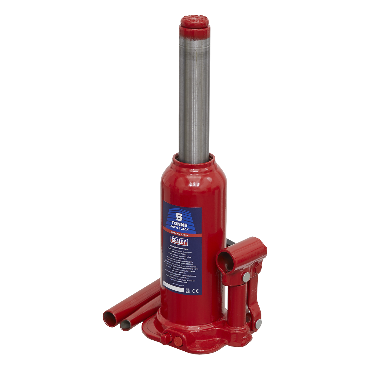 Sealey Hydraulic telescopic bottle jack, 5 Ton