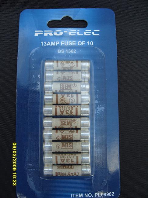 Fuses Cartridge 13A (10)
[Fuse 13A (10]
