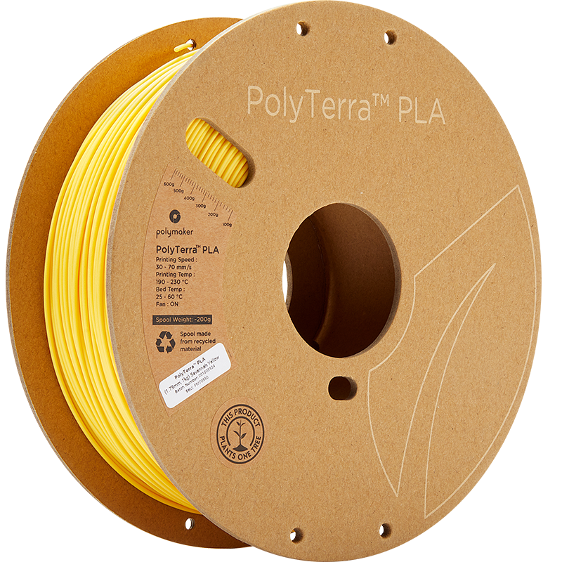 PolyTerra PLA Savannah Yellow 1.75mm 1Kg