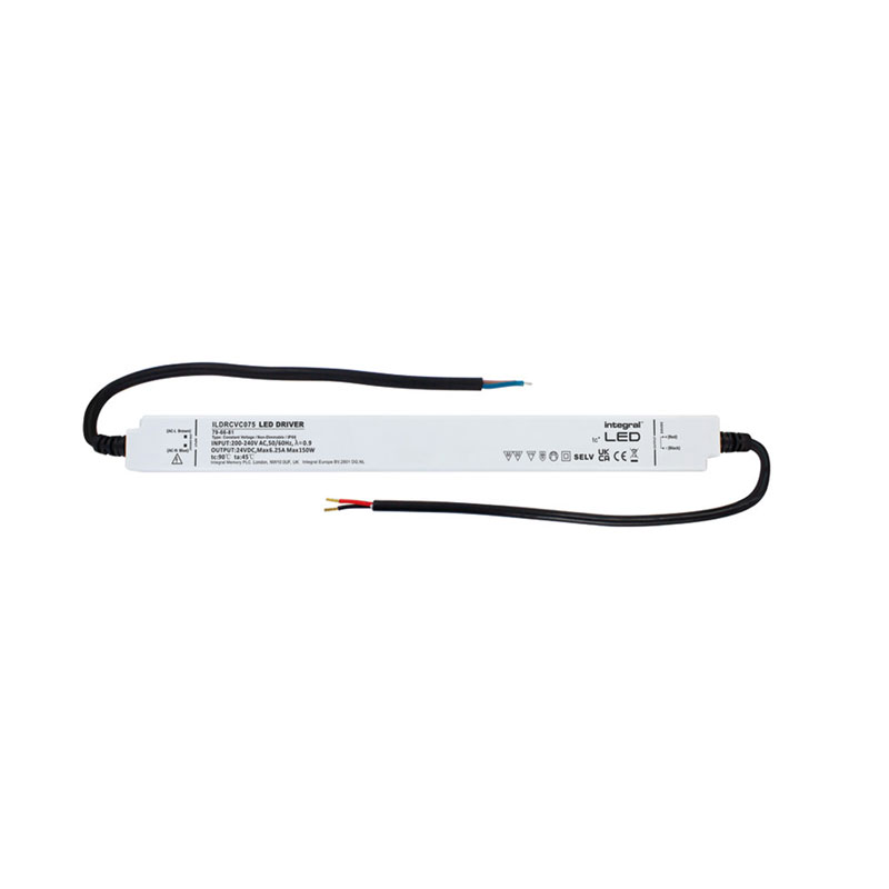 Integral Long & Slim LED Driver 150W 24V DC Constant Voltage