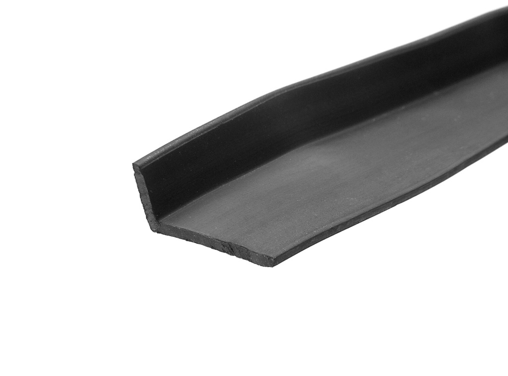 L Shaped Rubber Seal - 17.5mm x 9mm x 1.5-1.8mm Wall Thickness
