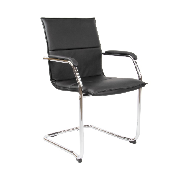 Essen Cantilever Visitor Chair - Black