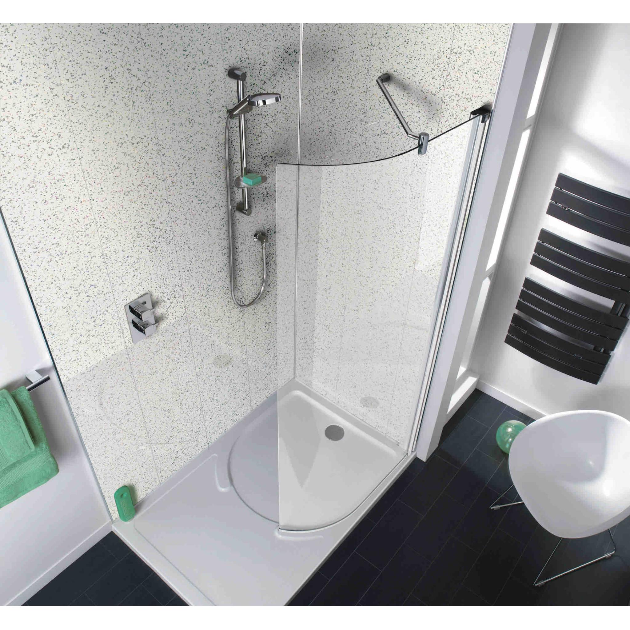 White Sparkle - 250mm Bathroom Wall & Shower Panel (4)
