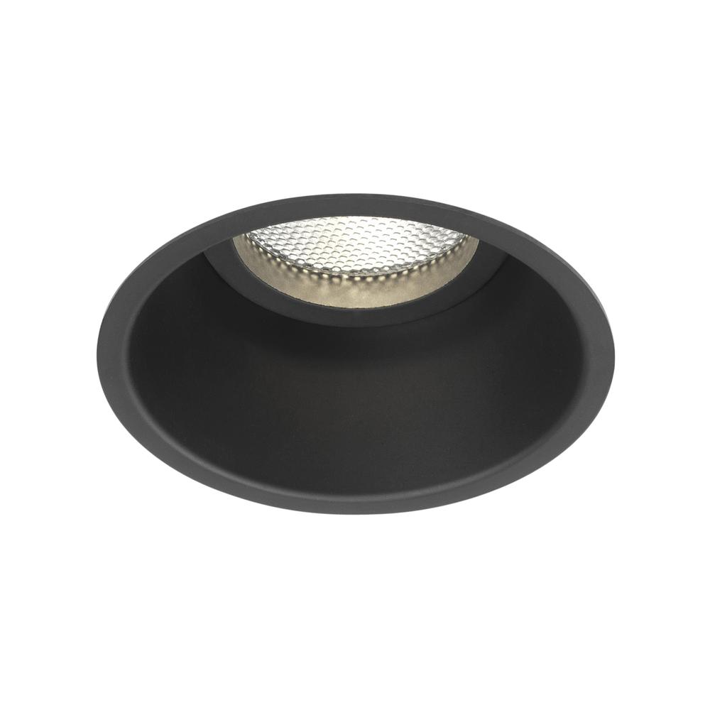 Astro Minima Round Fixed Matt Black GU10 Downlight