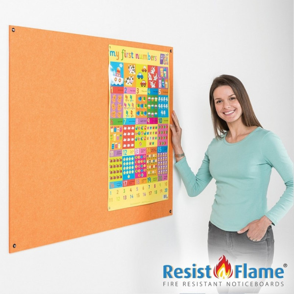 Flame Resistant Eco-Friendly Unframed Notice Board