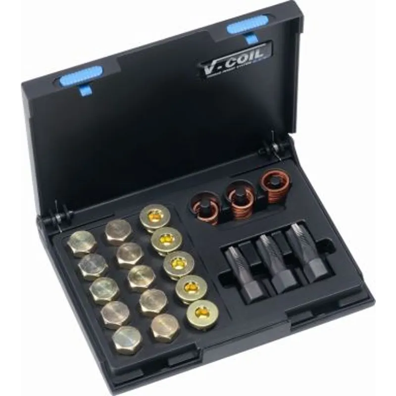 M13x1.5, M15x1.5, M17x1.5 V-Coil Replacement Oil Sump Plug Workshop Master Kit