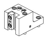 Radial opposite face twin driven tool H&#61;75mm