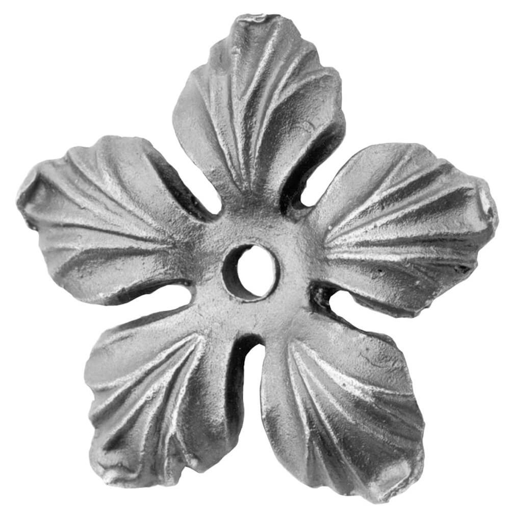 Cast Steel Flower - Diameter 90mm 8mm Round Hole 3mm Thick