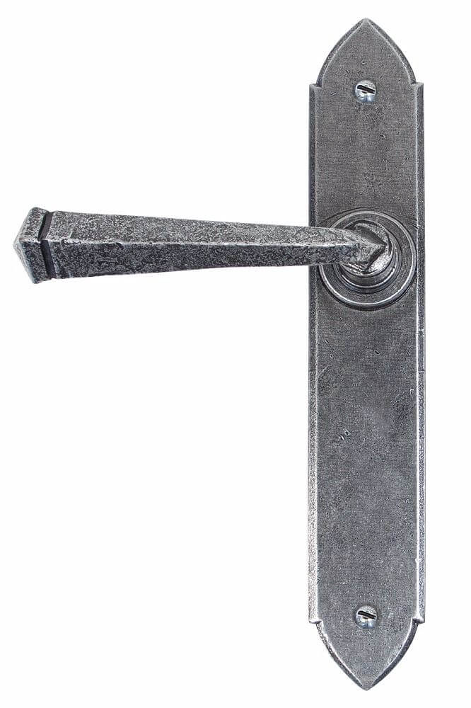 Anvil 33601 Pewter Gothic Lever Latch Set