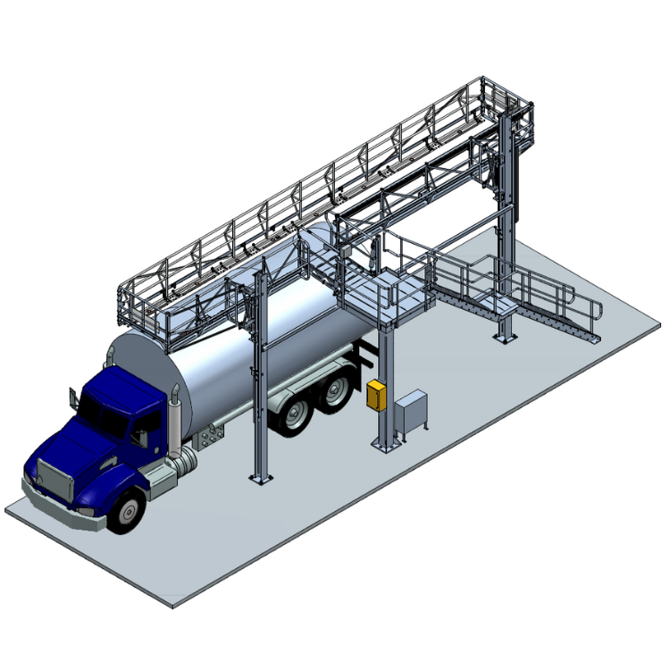 Vertical Elevated Tanker Loading Platform