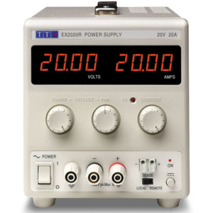 Aim-TTi EX2020R DC Power Supply, Single Output, 20 V, 20 A, 100 W, EX-R Series