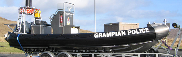 Grampian Police Flugga Boat
