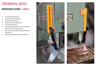 Safety Shields For Bandsaw Machines