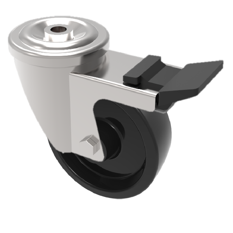 Ditherm Bolt Hole Swivel Castor 125mm 230kg Load