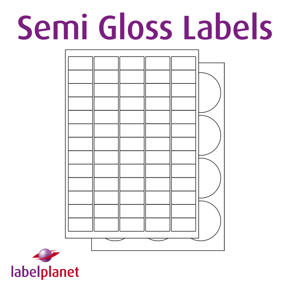 Semi Gloss Labels
