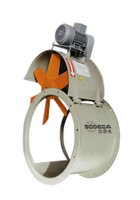 HPX/ATEX. Belt driven, tubular axial extractor fan range