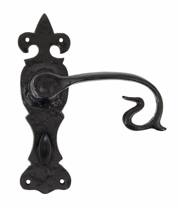 Anvil 83695 Black Curly Lever Bathroom Set