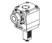 Axial geared-down 2:1 driven tool