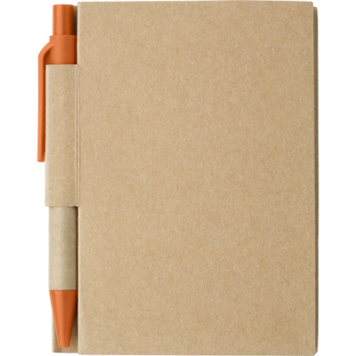 SMALL NOTE BOOK in Orange.