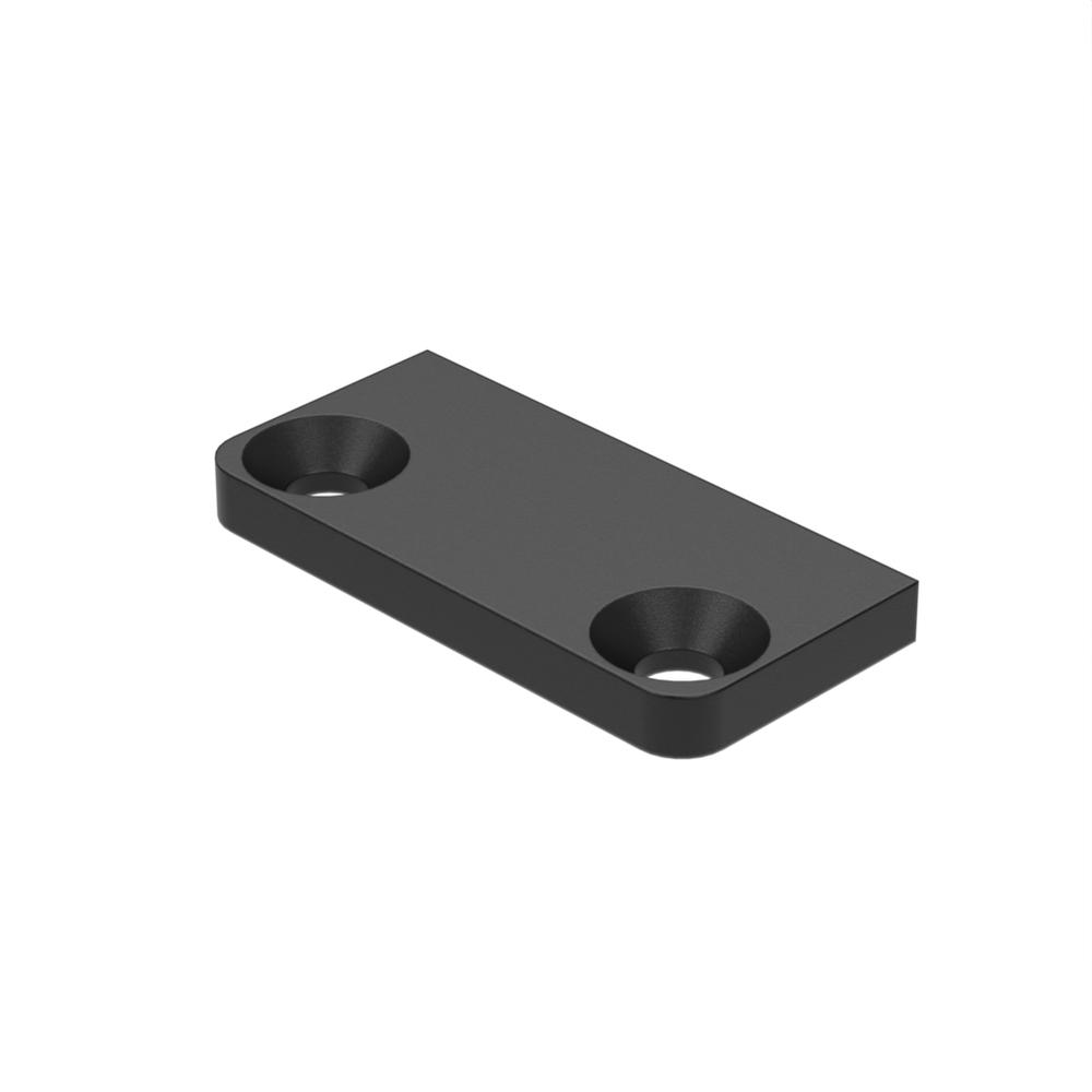 Marano Base Plate For 50mm Half PostAluminium Black Powder Coated Finish