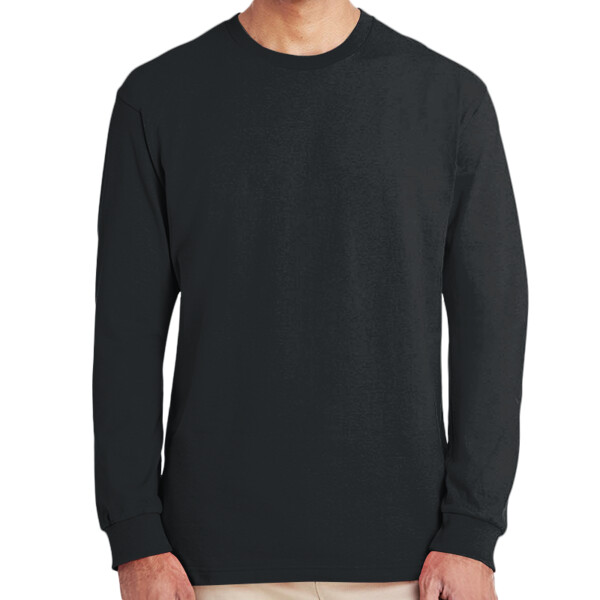 Hammer Adult Long Sleeve T-Shirt with Taped Neck and Shoulders