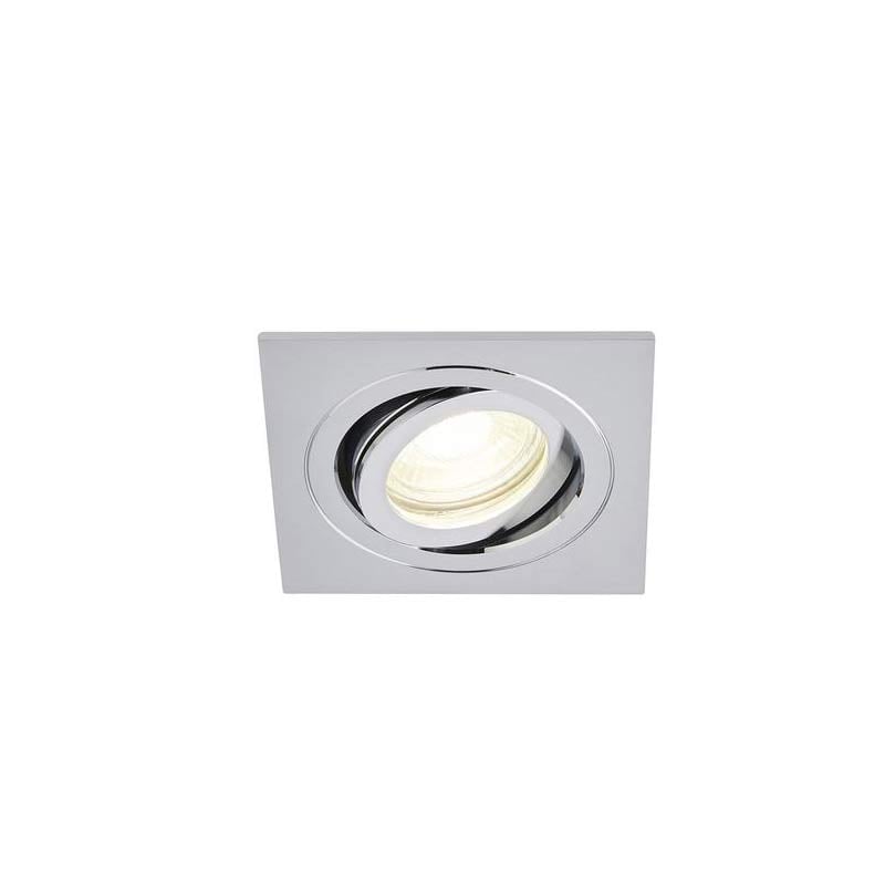 Forum Spa Cali GU10 Tiltable Downlight Square Chrome