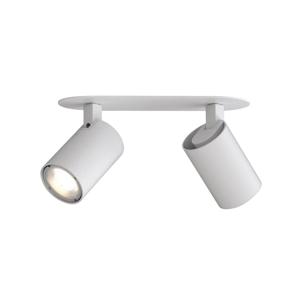 Astro Ascoli Twin Recessed Textured White Spotlight