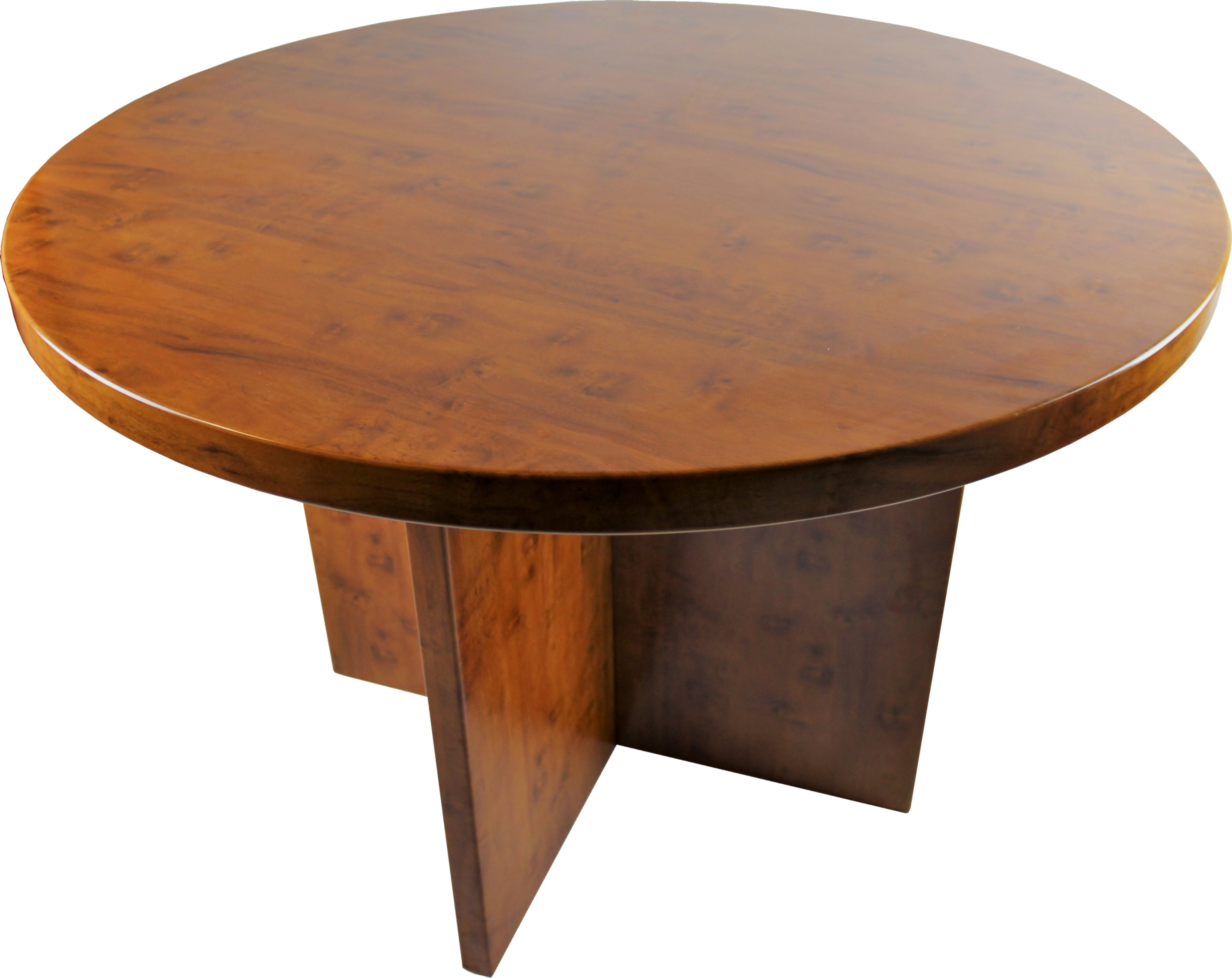 Executive Round Meeting Room Table Yew - B02 Huddersfield