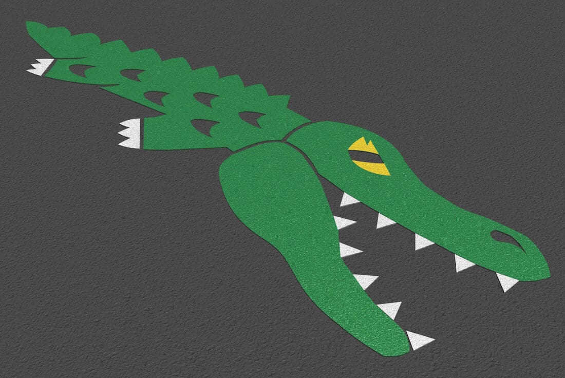 Crocodile - Playground Graphics