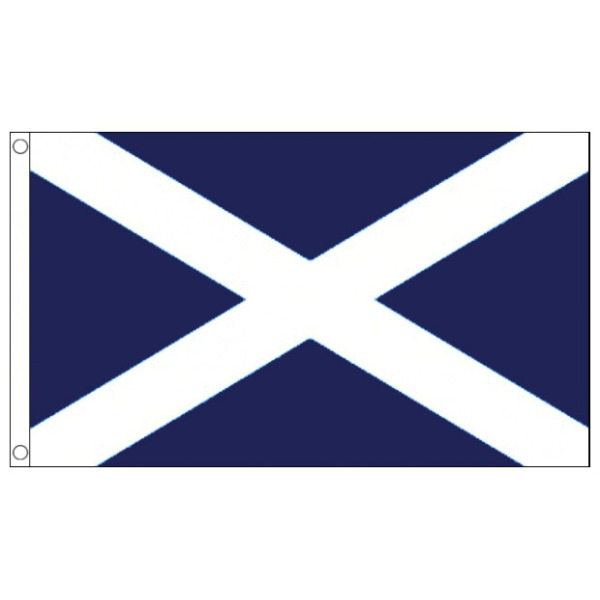 St Andrew's Scottish Flag - 5ft x 3ft - Durable