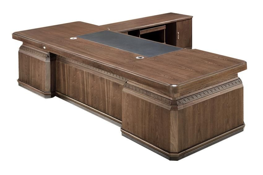 Providers Of Substantial Traditional Executive Office Desk with Pedestal and Return - 2400mm / 2600mm / 2800mm /  3200mm - DSK-K4J261